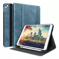 Funda New Para iPad H Holimet 10.2 9/8/7 Gen Cuero/azul