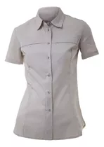 Camisa Nexxt Dusk Mangas Cortas Mujer (stone) Outlet