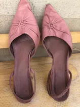 Zapatos Sandalias Stilettos En Punta Rosa 39