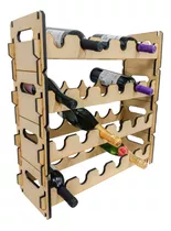 Cava Vino Madera Apilable 6 Botellas Vinoteca Bodega Vino