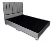 Base Cama Con Espaldar Atlantis Doble 140x190 + Envió Btá