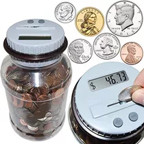 Digital Counting Money Jar Bank - Acepta Todos Ee. Uu.,...