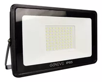 Geneve Ge-fl100n Reflector Led 100w Exterior Alta Potencia Ip65 Luz Fría Color De La Carcasa Negro Color De La Luz Blanco Frío