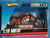 En Venta Moto Hot Wheels Modelo Twin Flame Escala 1:18.