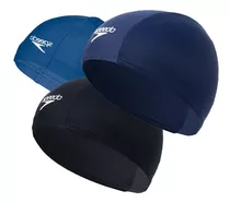 Gorro De Natación Speedo Niño Textil Piscina Entrenamiento Color Azul Oscuro