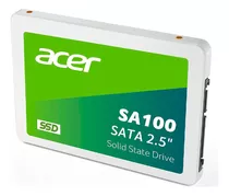 Ssd Acer Sa100 480 Gb Sata Iii 2.5 560/500 Mb/s 3d Nand Color Blanco