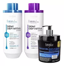 Forever Liss Progressiva Semi Definit  + Masc Blindagem 500g