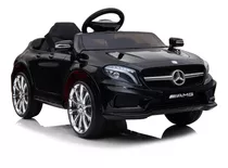 Carrinho Elétrico Infantil Mini Mercedes Luxo 12v Preto