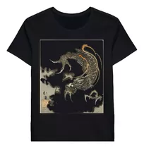 Remera Japanese Aesthetic Dragon Vintage Japan Woodrt Pr0416