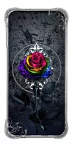 Capa Capinha Personalizada De Celular Case Rainbow Rosa Fl98