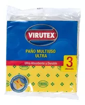 Paño Multiuso Ultra X3 Ultra Absorbente  Amarillo Virutex