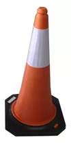 Cono Seguridad Vial Naranja Reflectivo 70 75 78cm Base Pesad