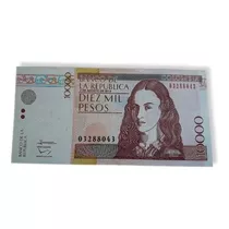 Billete De 10000 De Colombia 2014 Sin Circular