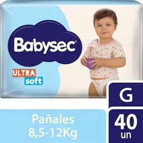 Pañales Babysec Hiper Pack Soft  Grande 40 Unidades 