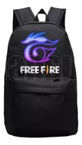 Mochila Free Fire Garena For Niños, 3 Piezas, Conjunto De D