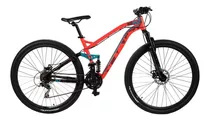 Mountain Bike Mercurio Doble Suspensión Expert Dh  2020 R29 21v Frenos De Disco Mecánico Color Naranja