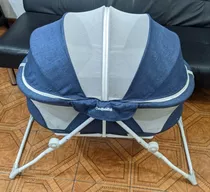 Cuna Moisés Plegable Para Bebé Azul 