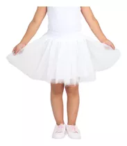 Saia Tule Infantil Menina Curta Tutu Fantasia Bailarina 