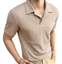 Chomba Beige Remera Hombre