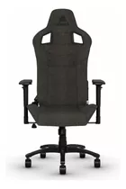 Silla De Escritorio Corsair T3 Rush Gamer Ergonómica  Charcoal Con Tapizado De Tela