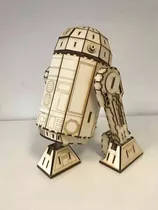 R2d2 - Star Wars Quebra Cabeça 3d Miniatura