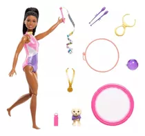 Boneca Barbie Conjunto Brooklyn Ginastica - Mattel