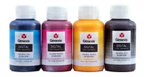 Kit 4 Cores Tinta Sublimatica Gênesis Sublidesk 100ml