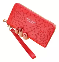 Billetera Tarjetero Monedero Elegante De Mujer Eco Cuero