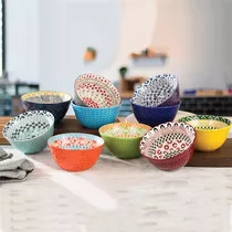 10 Bowls, Tazones De Cerámica, Signature Housewares