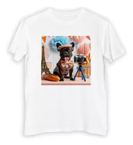 Remera Hombre Bulldog Frances Fotografo Photo Camara