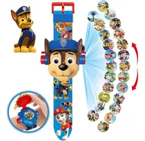 Reloj Proyector Animados 24 Imágenes De Paw Patrol Chase