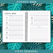 Kit Para Imprimir Agenda 2024 - Diseño A Eleccion