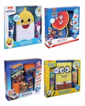 Pack Baño Baby Shark - Paw Patrol - Hot Wheels Y Bob Esponja