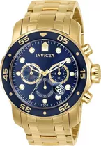 Relógio Invicta 0073 Pro Diver Original 21923 B Ouro 18k