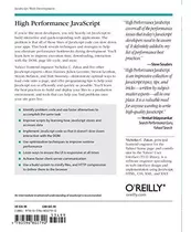 High Performance Javascript - Nicholas C. Zakas
