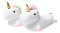 Pantuflas Unicornio Peluche Infantil 25 Al 33 Par - El Rey