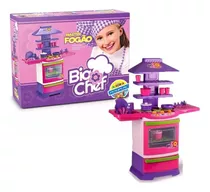 Jogo Cozinha Infantil Completa Master Fogão Big Chef  