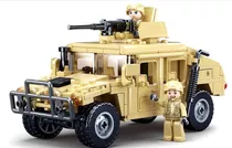 Vehiculo Blindado Humvee M-1165 Ech Compatibe Lego Blockwar