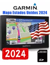 Mapa Norte America Usa Estados Unidos Garmin Gps 2024
