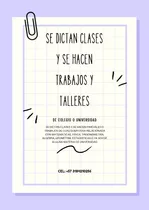 Clases De Matemáticas, Se Hacen Talleres Parciales