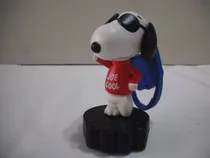 Boneco Snoopy Joe Cool Chaveiro 10 Cm Usado Bom Estado