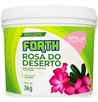 Adubo Fertilizante Forth Rosa Do Deserto 3kg Floração
