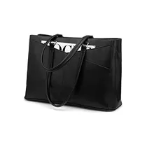Laptop Tote Bag For Women 15.6 Inch Waterproof Leather ...