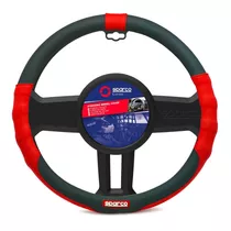 Cubre Volante Negro - Rojo Pvc Sparco Spc1103rs