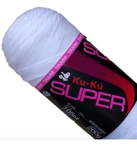 Estambre Ku-ku Super Tubo De 200 Gramos Color Blanco