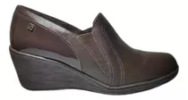 Zapatos Taco Confort  Mujer Piccadilly Talle 38 Marrón 