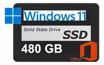 Ssd 480gb Com Windows Instalado 11 + Pacote Office