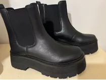 Borcegos Botas Negro Plataforma Ultralivianos Fabrica Direct