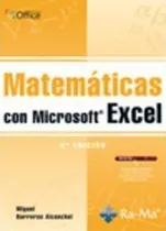 Matemáticas Con Microsoft Excel. 2ª Edición - Barreras Alcon