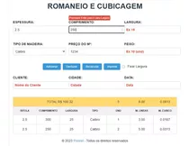 Sistema Madeireira Para Cubicagem De Madeira Serrada